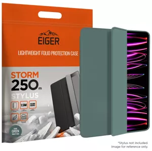 Púzdro Eiger Storm 250m Stylus Case for Apple iPad Pro 11 (2021) / (2022) in Dark Green (EGSR00149)