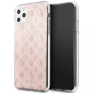 Kryt Guess iPhone 11 Pro Max pink hard case 4G Peony Glitter (GUHCN65TPERG)