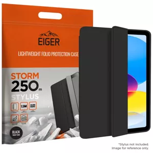 Púzdro Eiger Storm 250m Stylus Case for Apple iPad 10.9 (10th Gen) in Black (EGSR00136)