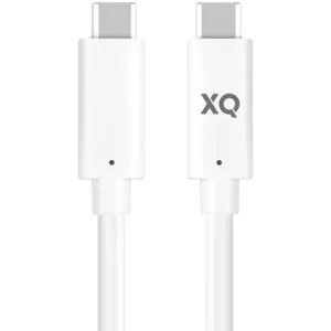 Kábel XQISIT Charge & Sync USB-C to USB-C 3.0 100cm E-Ma white (50276)