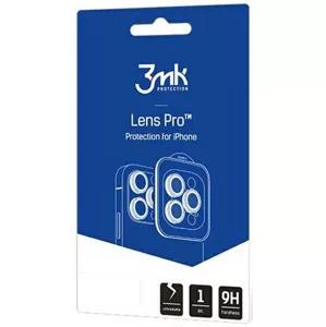 Ochranné sklo 3MK Lens Protection Pro Samsung S24 S921 black Camera lens protection with mounting frame 1 pc.