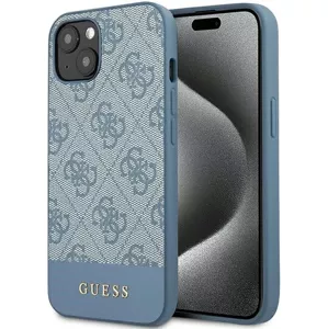 Kryt Guess GUHCP15SG4GLBL iPhone 15 6.1" blue hardcase 4G Stripe Collection (GUHCP15SG4GLBL)