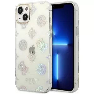 Kryt Guess GUHCP14MHTPPTH iPhone 14 Plus 6,7" transparent hard case Peony Glitter (GUHCP14MHTPPTH)