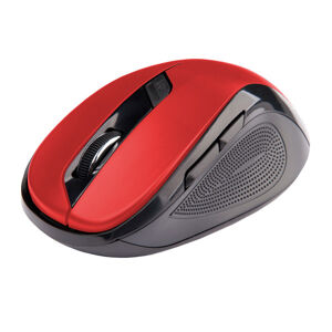 Bezdrôtová myš C-Tech WLM-02, USB, 1600 dpi, červená WLM-02R