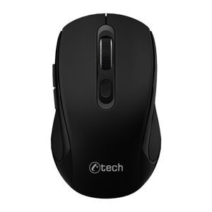 Bezdrôtová myš C-Tech WLM-12, duálny mód, BT5.0, USB, 1600 DPI, čierna WLM-12BK