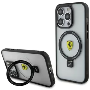 Kryt Ferrari FEHMP15LUSCAH iPhone 15 Pro 6.1" transparent hardcase Ring Stand 2023 Collection MagSafe (FEHMP15LUSCAH)