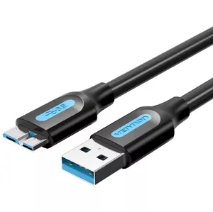 Kábel Vention USB 3.0 A to Micro-B cable COPBD 0.5m Black PVC