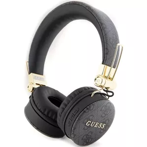 Slúchadlá Guess Bluetooth on-ear headphones GUBH704GEMK black 4G Metal Logo (GUBH704GEMK)