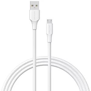 Kábel Vention Cable USB 2.0 Male to Micro-B Male 2A 1.5m CTIWG (white)