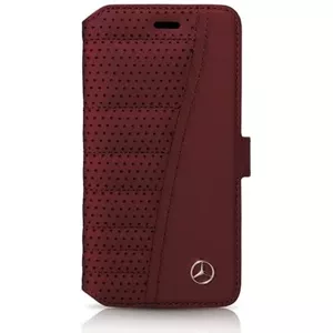 Púzdro Mercedes - Apple iPhone 6/6S Booklet Case Urban Line Leather - Red (MEFLBKP6SERE)
