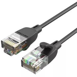 Kábel Vention Network Cable UTP CAT6A IBIBG RJ45 Ethernet 10Gbps 1.5m Black Slim Type