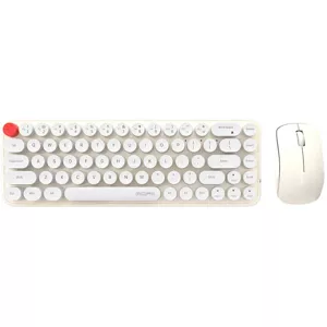 Klávesnica Wireless keyboard + mouse set MOFII Bean 2.4G (White-Beige) (6950125750134)