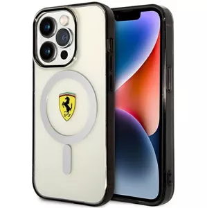 Kryt Ferrari iPhone 14 Pro 6,1" transparent hardcase Outline Magsafe (FEHMP14LURKT)