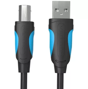 Kábel Vention Printer Cable USB 2.0 A do USB-B VAS-A16-B1000 10m Black