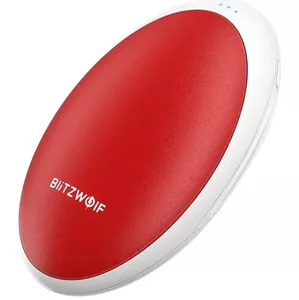 Nabíjačka Portable hand warmer, Powerbank 5200mAh Blitzwolf BW-P15, red (5905316147058)