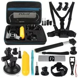 Náhradny diel Puluz 20 in 1 Accessories Ultimate Combo Kits for sports cameras PKT11