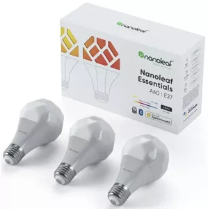 Žiarovka Nanoleaf Essentials Smart A19 Bulb, E27 3 Pack (NL45-0800WT240E27-3PK)