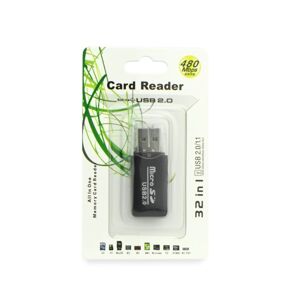 Čítačka pamäťových kariet Micro SD 2.0 čierna