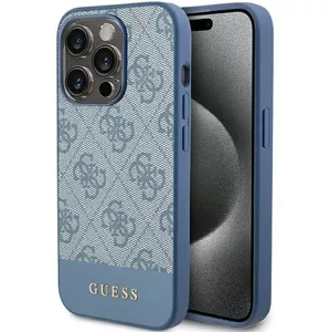 Kryt Guess GUHCP15XG4GLBL iPhone 15 Pro Max 6.7" blue hardcase 4G Stripe Collection (GUHCP15XG4GLBL)