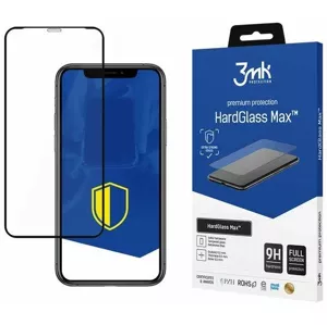 Ochranné sklo 3MK Apple iPhone Xs Max Black - 3mk HardGlass Max