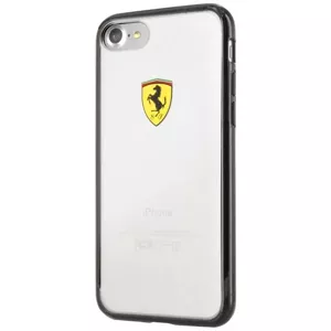 Kryt Ferrari - Racing Hard Case Apple iPhone 7 - Transparent (FEHCP7BK)