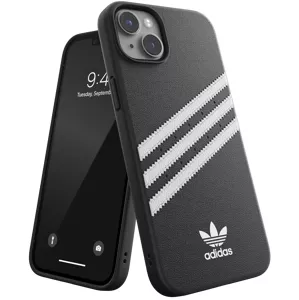 Kryt adidas OR Moulded Case PU for iPhone 14 Plus 2022 black/white (50187)