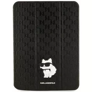 Púzdro Karl Lagerfeld iPad 10.9" Folio Magnet Allover Cover black Saffiano Monogram Choupette (KLFC11SAKHPCK)