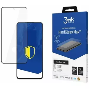 Ochranné sklo 3MK HardGlass Max FP Samsung G998 S21 Ultra black, FullScreen Glass