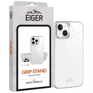 Kryt Eiger Grip Stand Case for iPhone 15 in Clear
