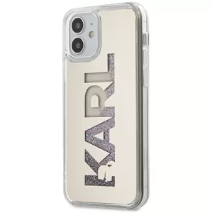 Kryt Karl Lagerfeld KLHCP12SKLMLGR iPhone 12 mini 5,4" silver hardcase Mirror Liquid Glitter Karl (KLHCP12SKLMLGR)