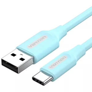 Kábel Vention USB 2.0 A to USB-C 3A Cable COKSH 2m Light Blue