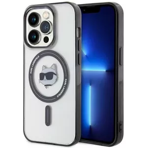 Kryt Karl Lagerfeld KLHMP15XHCHNOTK iPhone 15 Pro Max 6.7" transparent hardcase IML Choupette`s Head MagSafe (KLHMP15XHCHNOTK)