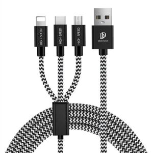 DUX 7070
DUX 3V1 Kábel (USB Typ-C / Lightning / microUSB)