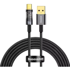 Kábel Baseus Explorer, USB to USB-C Cable, 100W, 2m (Black)