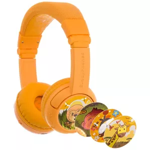 Slúchadlá Wireless headphones for kids Buddyphones PlayPlus, Yellow (4897111740316)