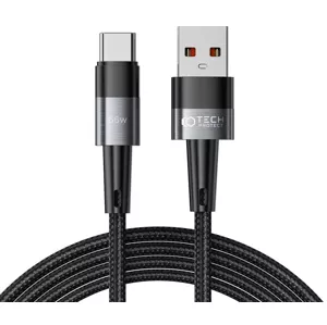 Kábel TECH-PROTECT ULTRABOOST TYPE-C CABLE 66W/6A 200CM GREY (9490713934142)