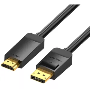Kábel Vention 4K DisplayPort to HDMI Cable 2m HAGBH (Black)