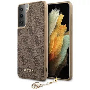 Kryt Guess GUHCS21MGF4GBR S21+ G996 brown hardcase 4G Charms Collection (GUHCS21MGF4GBR)