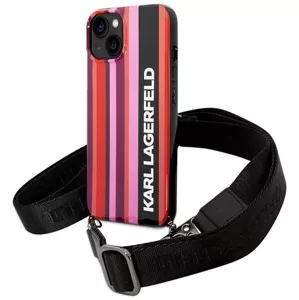 Kryt Karl Lagerfeld KLHCP14SSTSTP iPhone 14 6,1" hardcase pink Color Stripes Strap (KLHCP14SSTSTP)