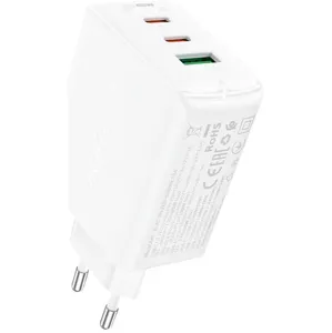 Nabíjačka Acefast A41 wall charger, 2x USB-C + USB, GaN 65W (white) (6974316281764)