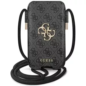 Taška Guess Handbag GUPHL4GMGGR 6,7" grey hardcase 4G Big Metal Logo (GUPHL4GMGGR)