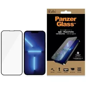 Ochranné sklo PanzerGlass E2E Microfracture iPhone 13 Pro Max 6,7" Case Friendly AntiBacterial black Pro2746 (Pro2746)