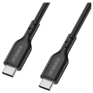 Kábel OtterBox STANDARD CABLE USB C-C 1M/USB-PD BLACK - PROPACK (78-81366)