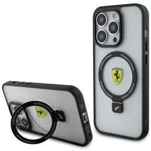 Kryt Ferrari FEHMP15XUSCAH iPhone 15 Pro Max 6.7" transparent hardcase Ring Stand 2023 Collection MagSafe (FEHMP15XUSCAH)