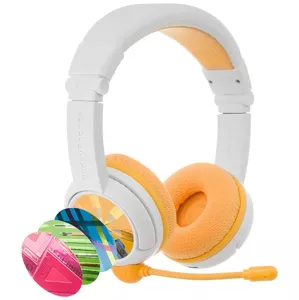 Slúchadlá Wireless headphones for kids BuddyPhones School+ yellow (4897111740613)