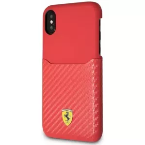 Kryt Ferrari - Hard Case Apple iPhone X - Red (FESPAHCPXRE)