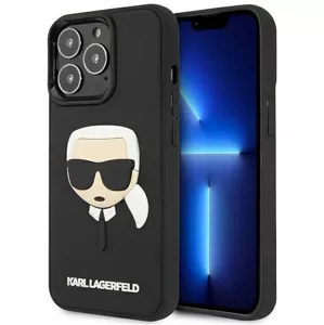 Kryt Karl Lagerfeld KLHCP13XKH3DBK iPhone 13 Pro Max 6,7" black hardcase 3D Rubber Karl`s Head (KLHCP13XKH3DBK)