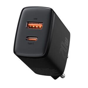 Nabíjačka Baseus CCXJ-B01 Compact Quick Charge USB/USB-C PD 20W čierna
