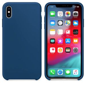 12131
RUBBER Silikónový obal Apple iPhone XS Max modrý
