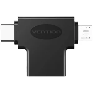 Adaptér Vention USB to USB-C and Micro USB OTG Adapter CDIB0